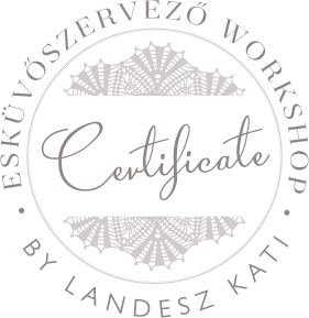 Esküvőszervező Workshop by Landesz Kati pecsét